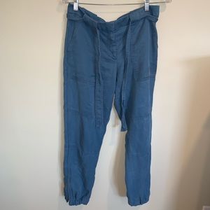 Loft Blue Cargo Pants Size 2
